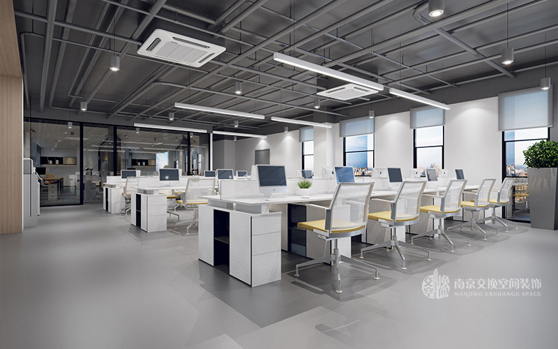 2000㎡檸檬科技辦公項目裝修設計